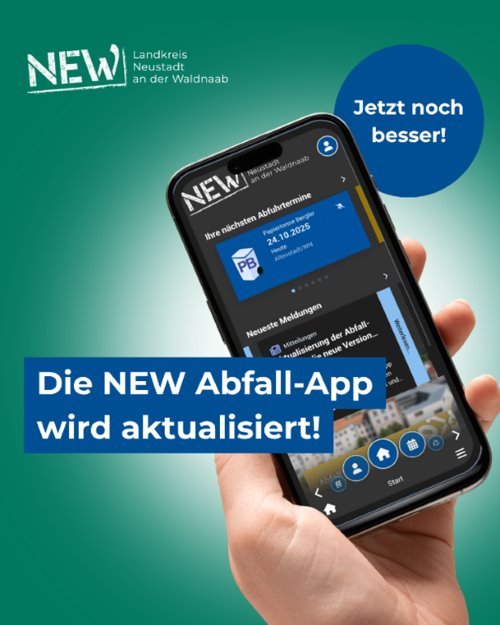 Die Abfall-App des Landkreises bekommt ein Upgrade